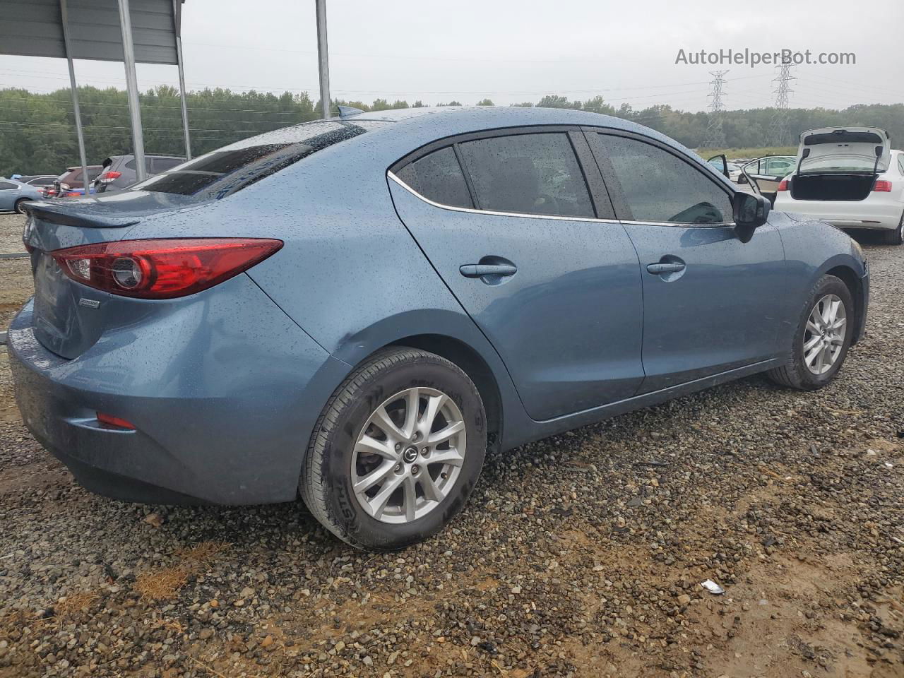 2014 Mazda 3 Grand Touring Синий vin: JM1BM1W77E1177573