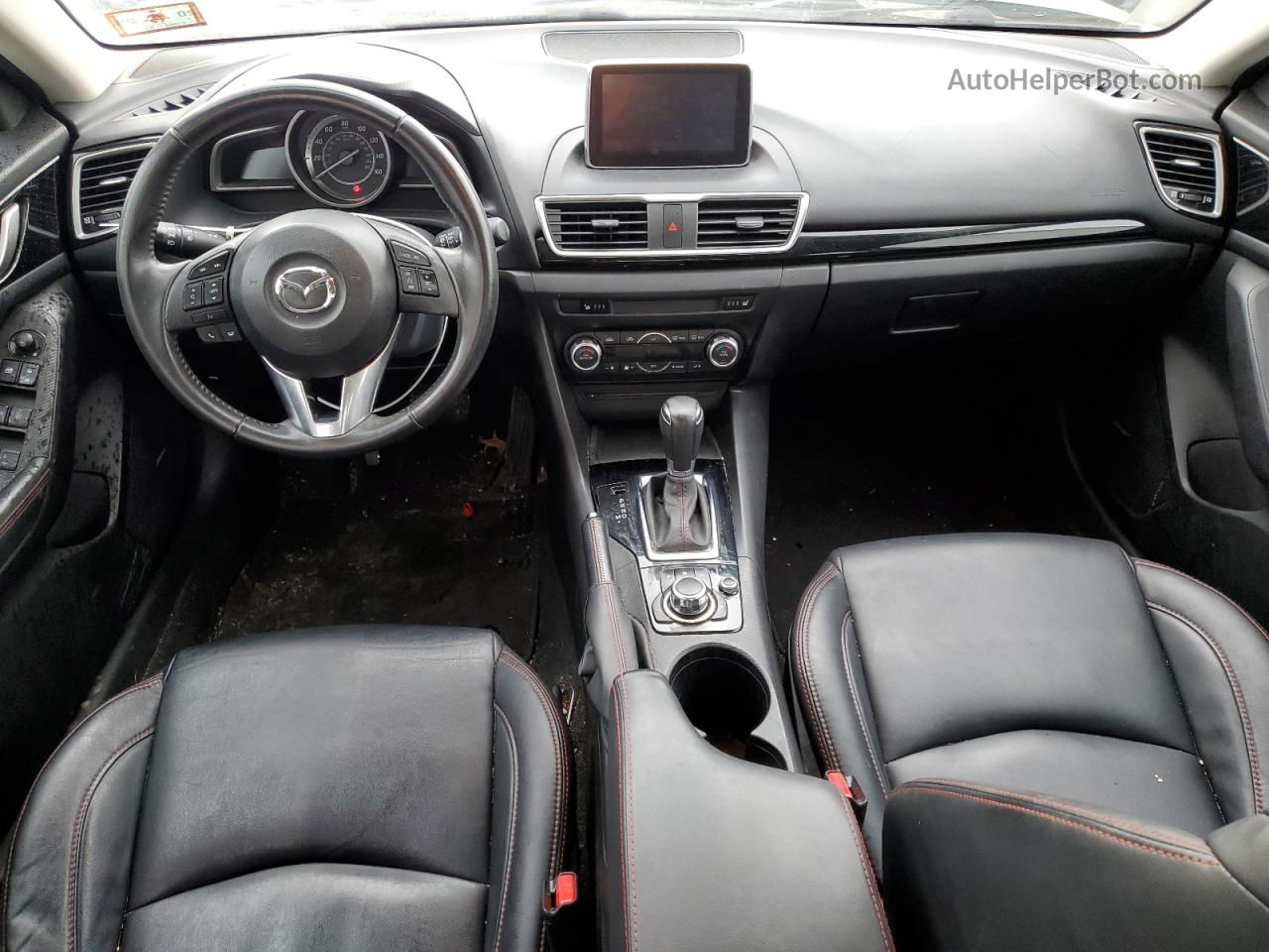 2014 Mazda 3 Grand Touring Белый vin: JM1BM1W77E1184426