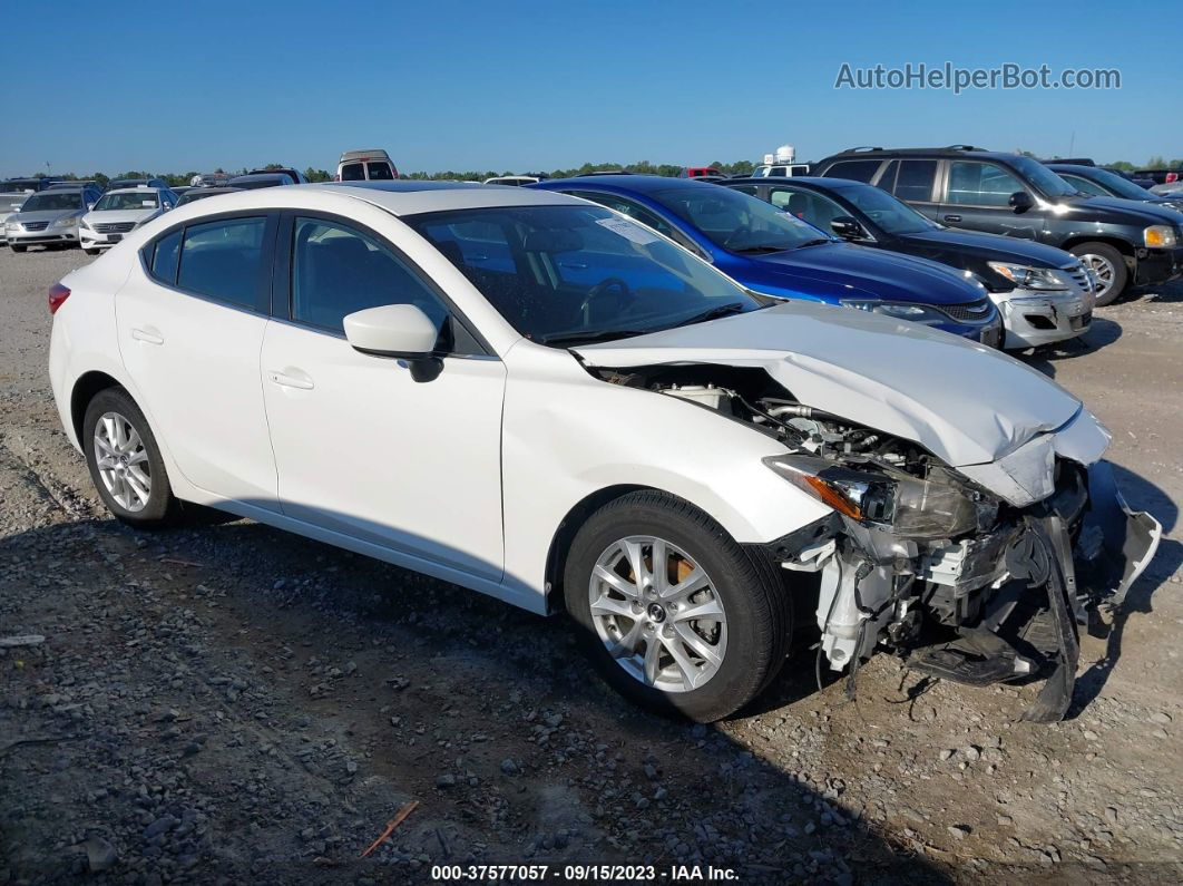 2016 Mazda Mazda3 I Touring White vin: JM1BM1W77G1282875