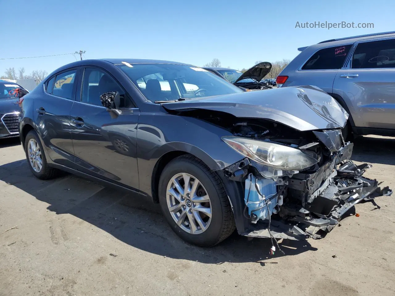 2016 Mazda 3 Touring Charcoal vin: JM1BM1W77G1315423