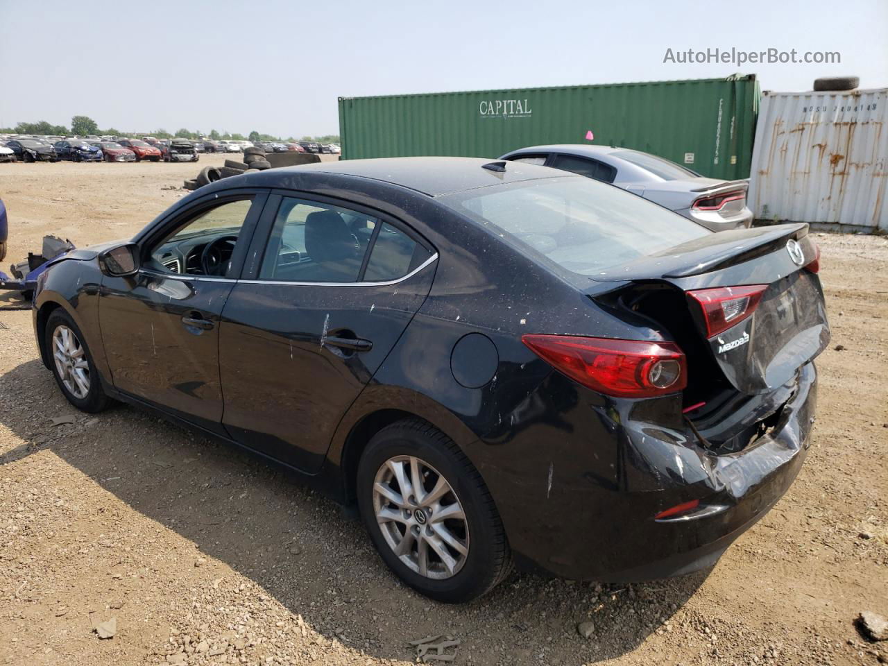 2014 Mazda 3 Grand Touring Черный vin: JM1BM1W78E1120041