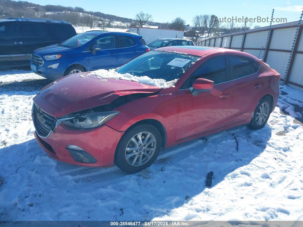 2014 Mazda Mazda3 I Grand Touring Red vin: JM1BM1W79E1111915