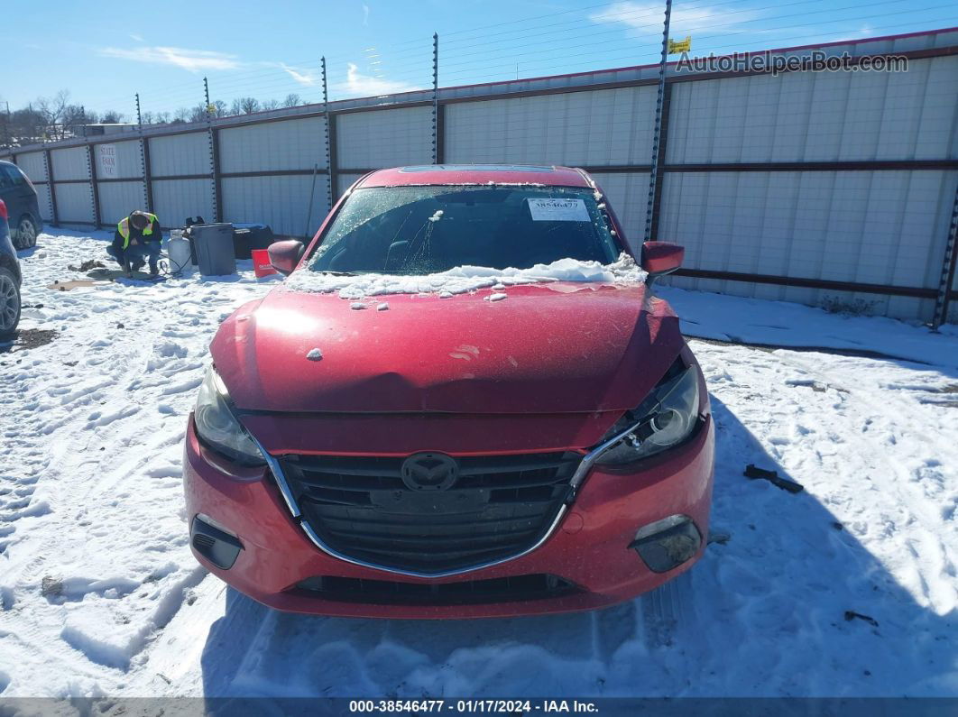 2014 Mazda Mazda3 I Grand Touring Red vin: JM1BM1W79E1111915