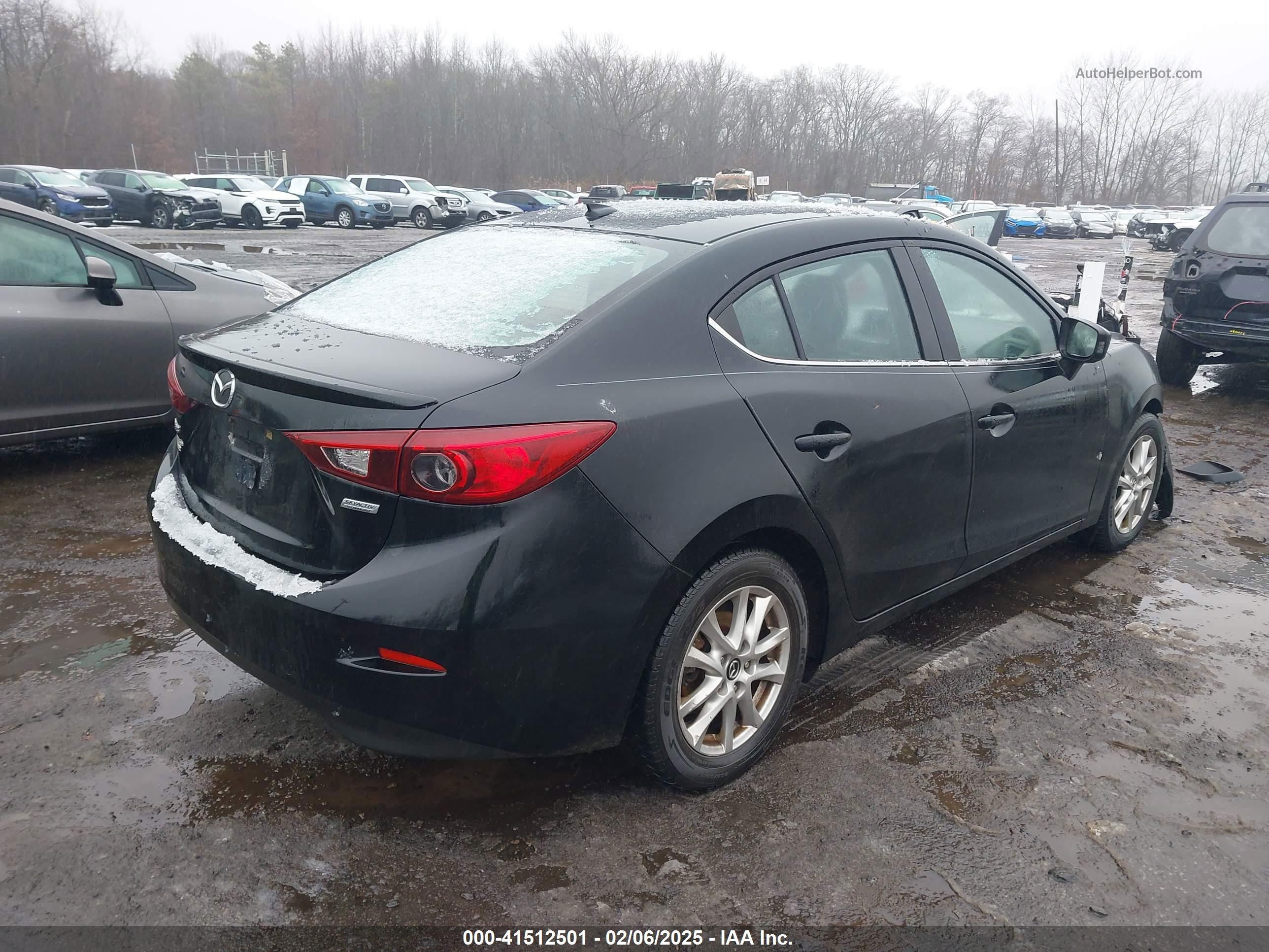 2014 Mazda Mazda3 I Grand Touring Черный vin: JM1BM1W79E1155302