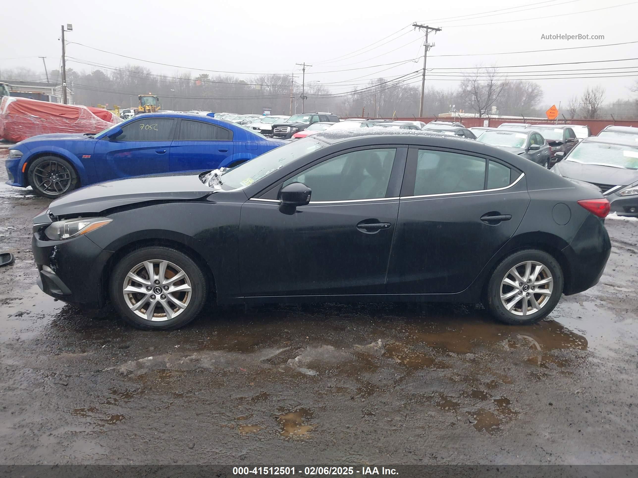 2014 Mazda Mazda3 I Grand Touring Черный vin: JM1BM1W79E1155302