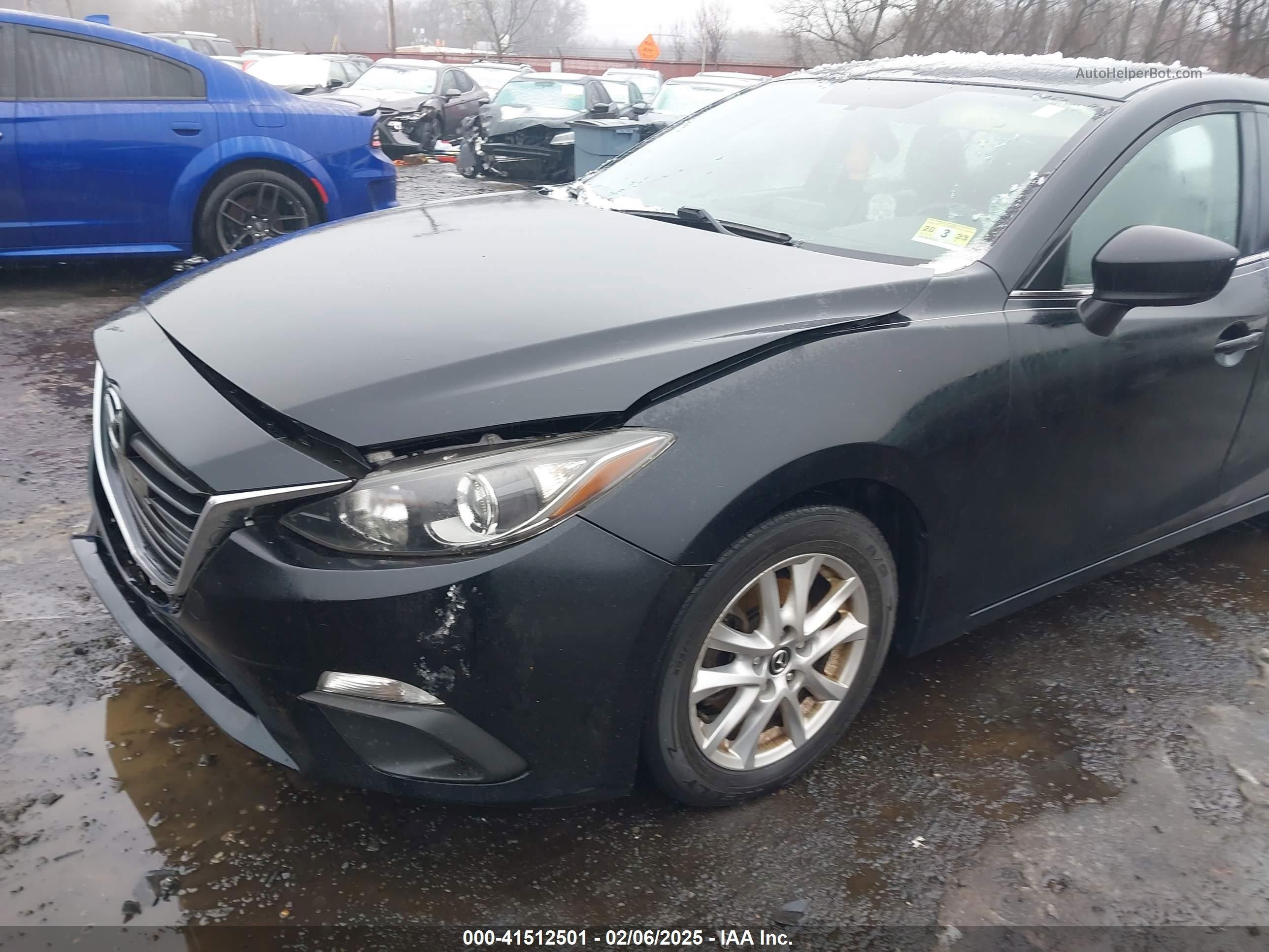 2014 Mazda Mazda3 I Grand Touring Черный vin: JM1BM1W79E1155302