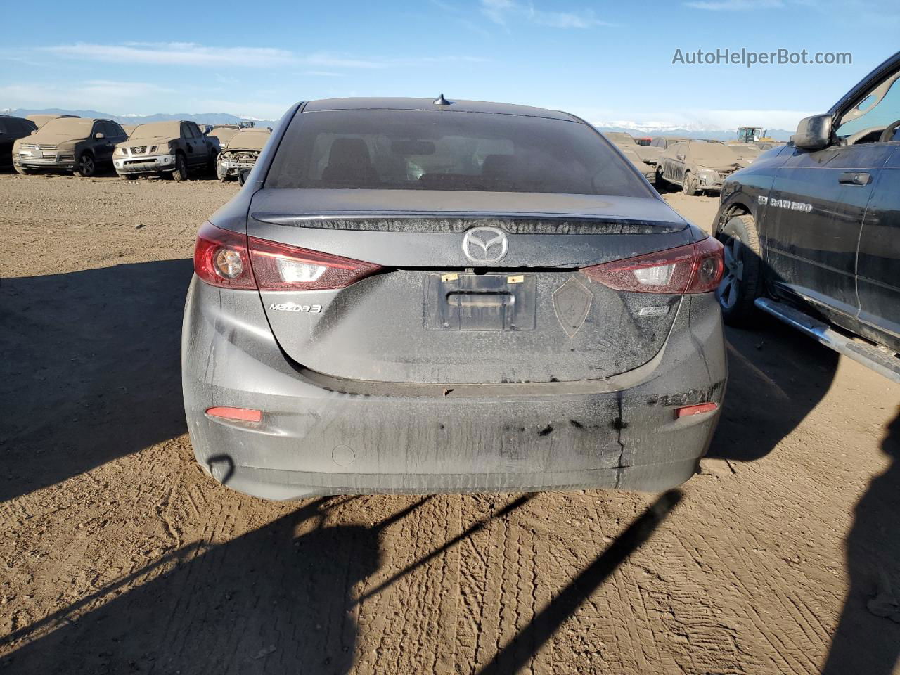 2014 Mazda 3 Grand Touring Gray vin: JM1BM1W79E1176179