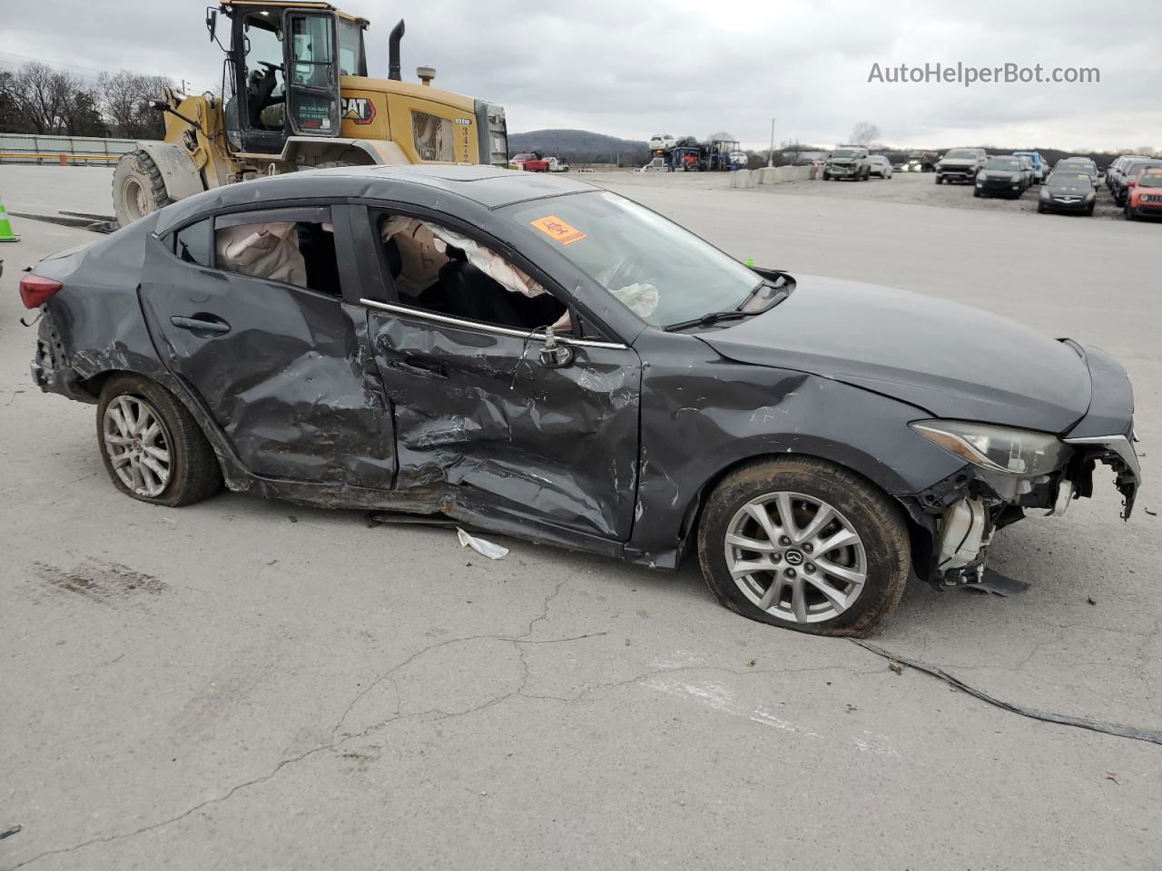 2014 Mazda 3 Grand Touring Угольный vin: JM1BM1W79E1184671