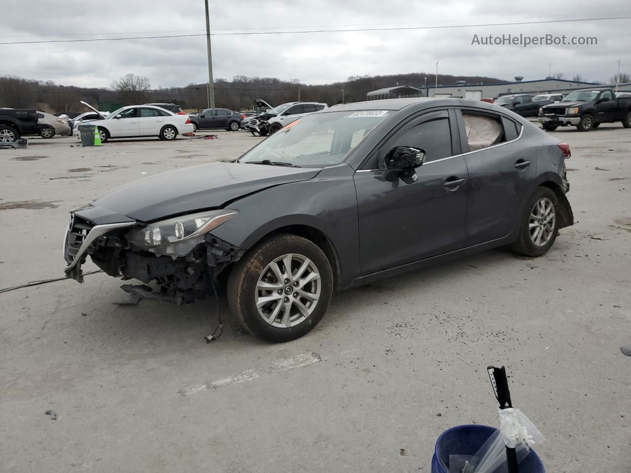 2014 Mazda 3 Grand Touring Charcoal vin: JM1BM1W79E1184671