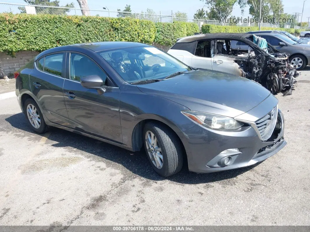 2015 Mazda Mazda3 I Grand Touring Gray vin: JM1BM1W79F1246801