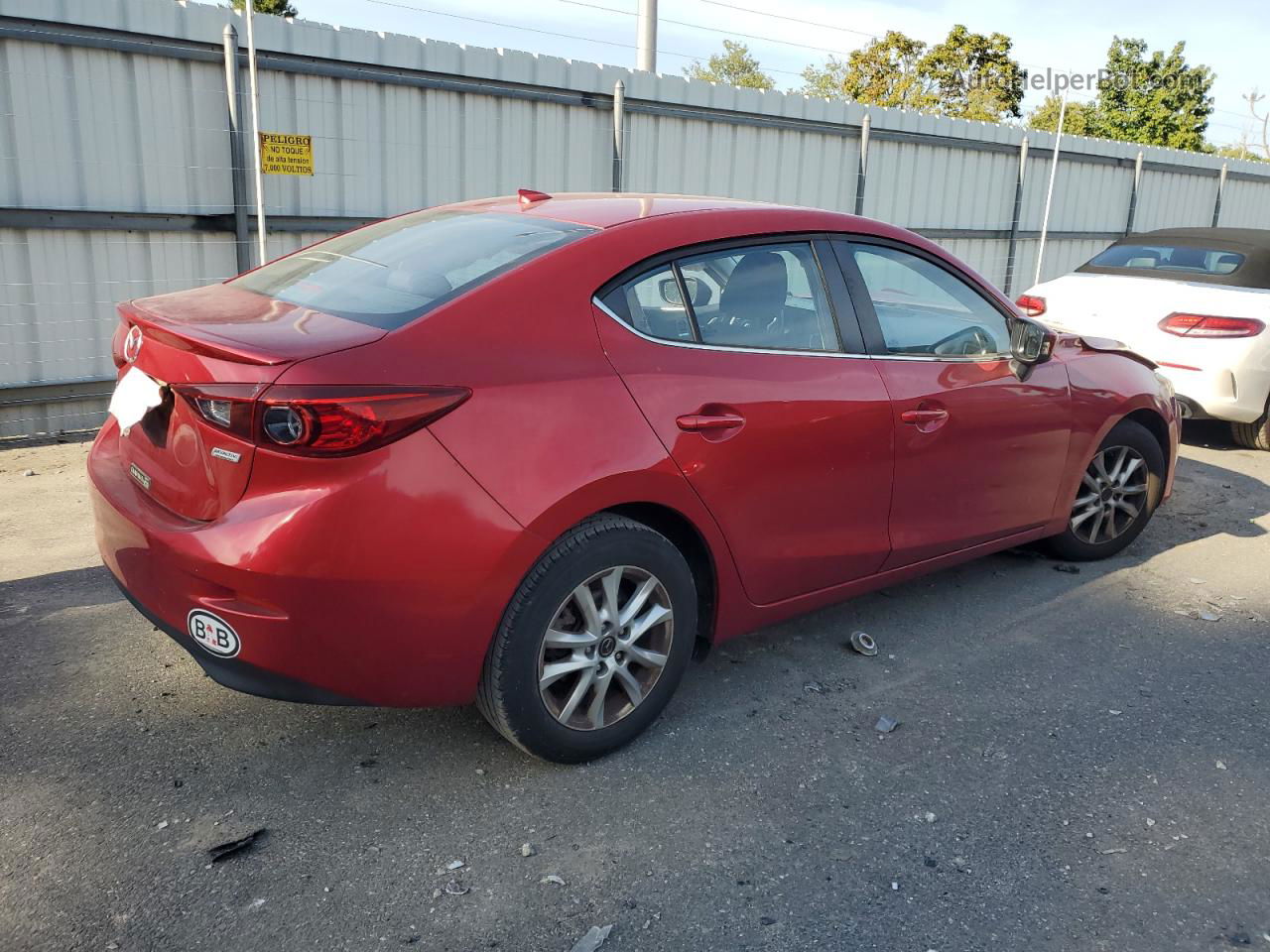 2016 Mazda 3 Touring Red vin: JM1BM1W79G1287284