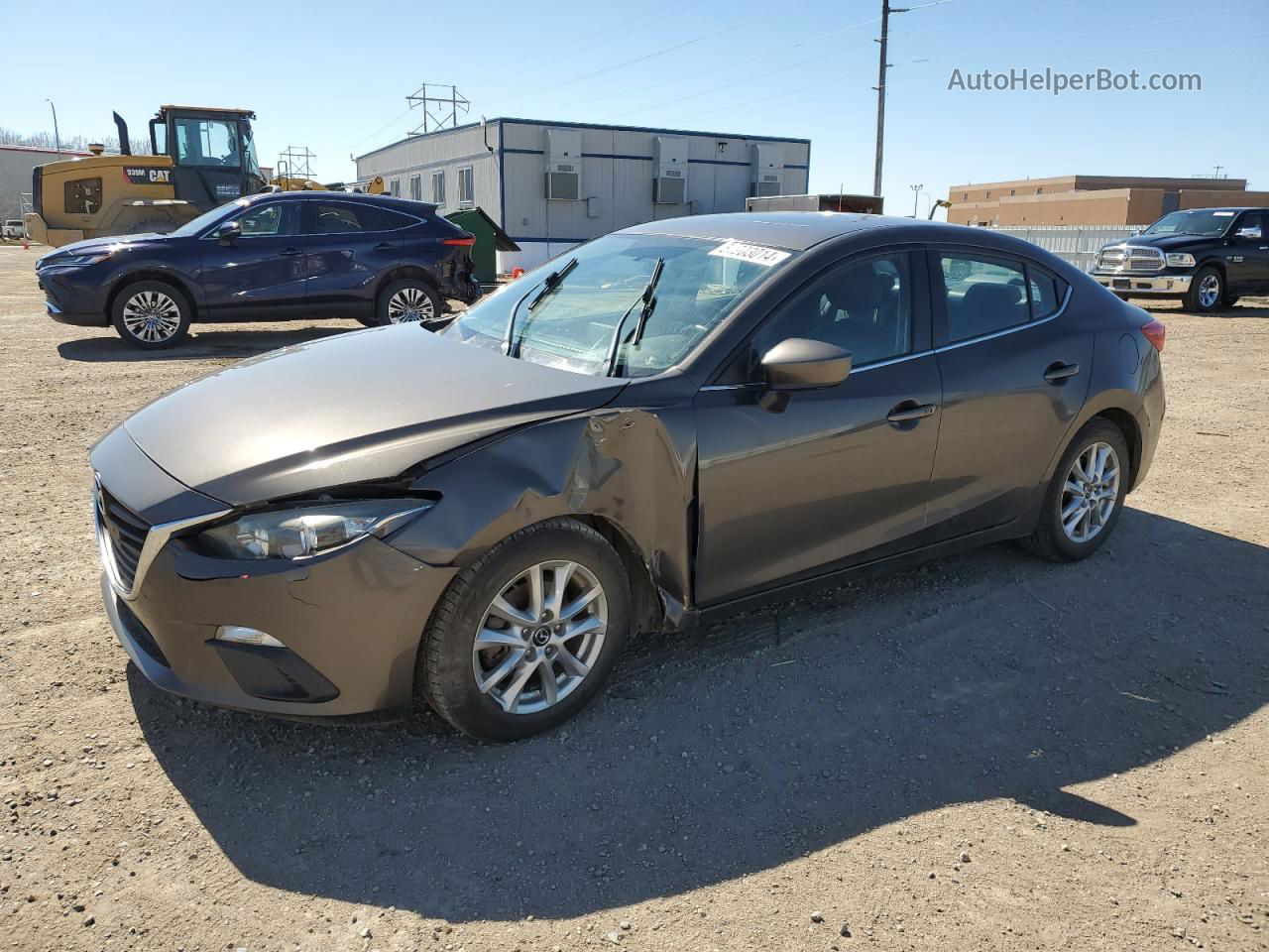 2014 Mazda 3 Grand Touring Tan vin: JM1BM1W7XE1177308