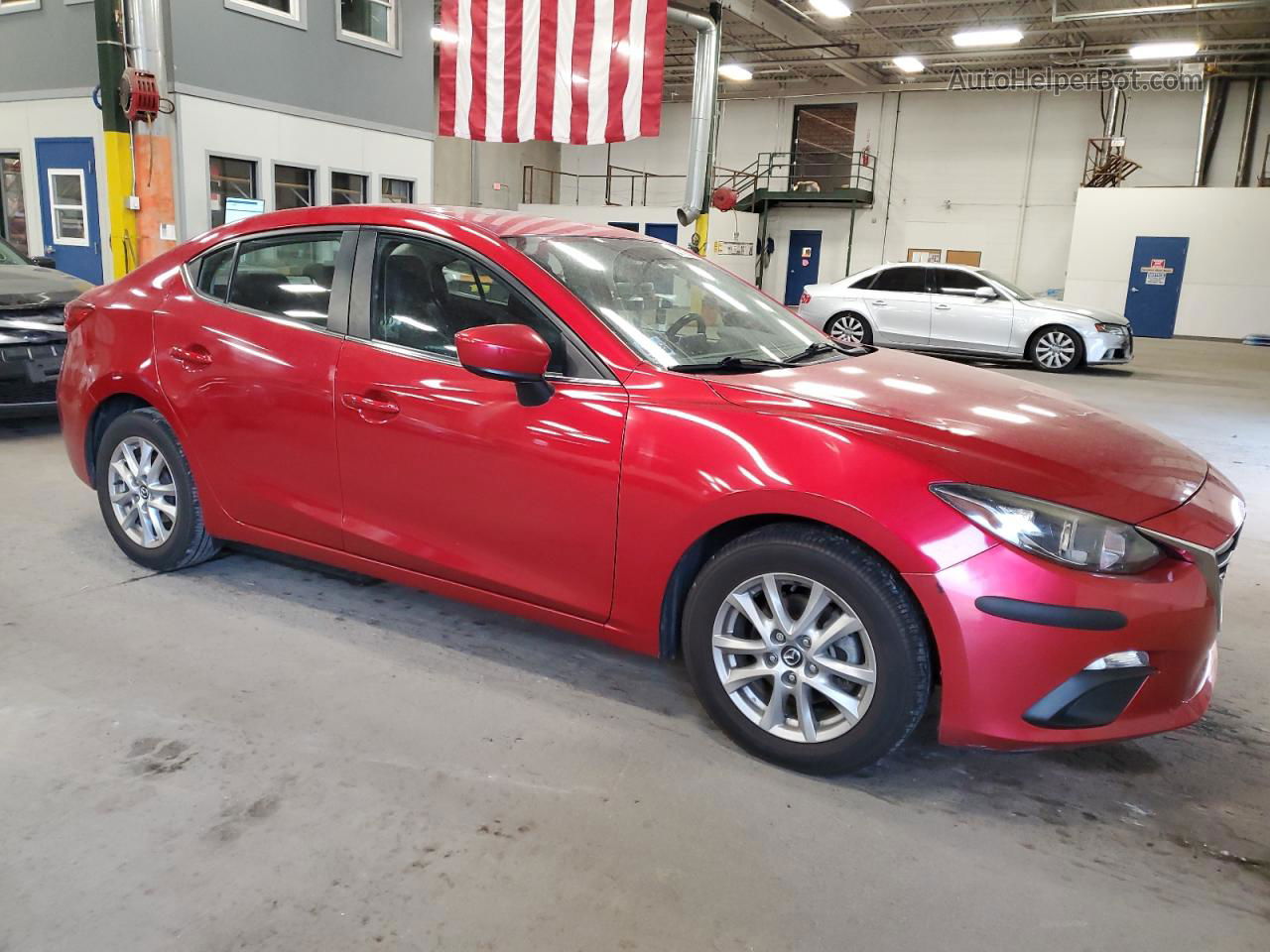 2014 Mazda 3 Grand Touring Red vin: JM1BM1W7XE1183321