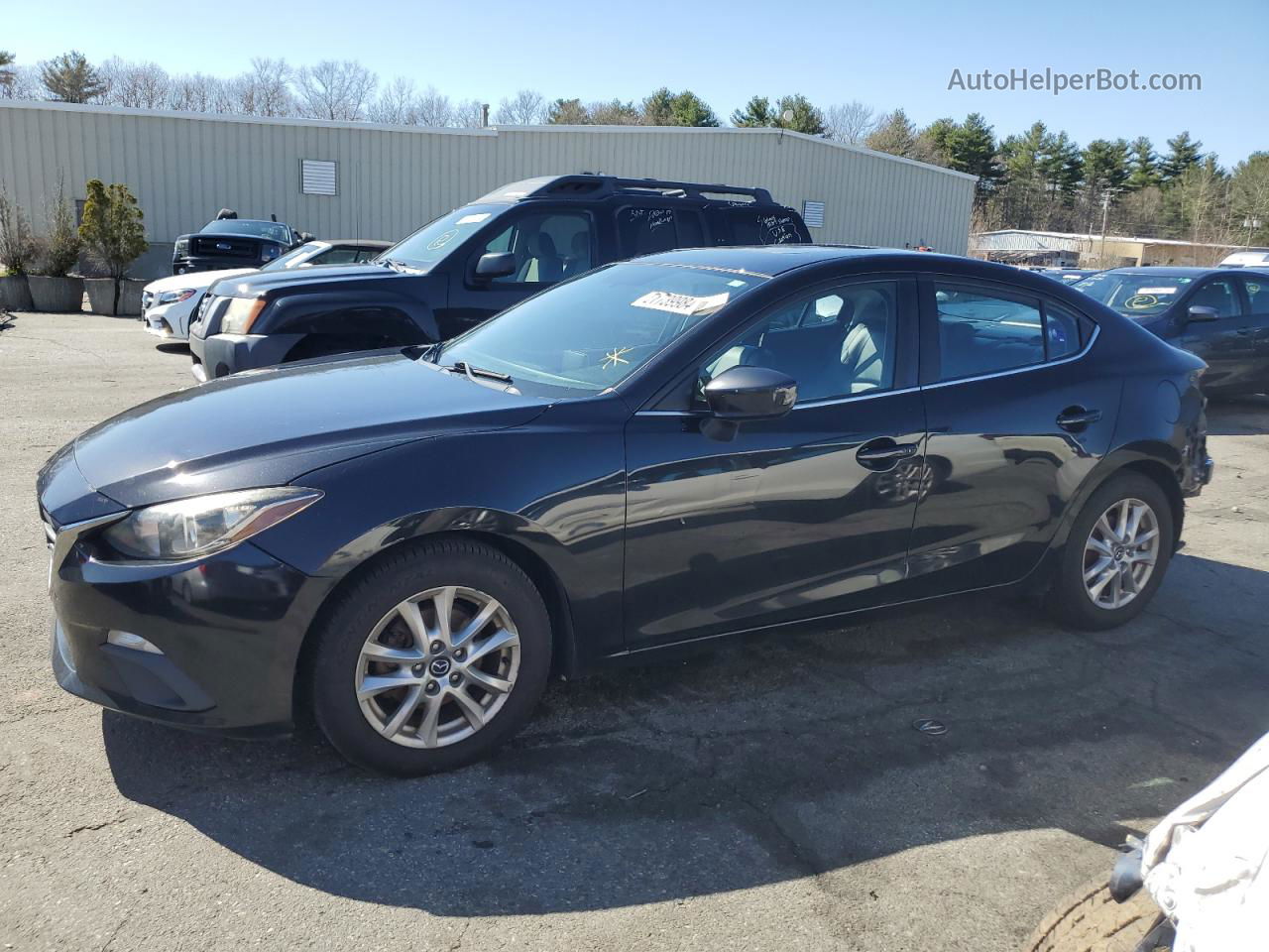 2014 Mazda 3 Grand Touring Black vin: JM1BM1W7XE1183867