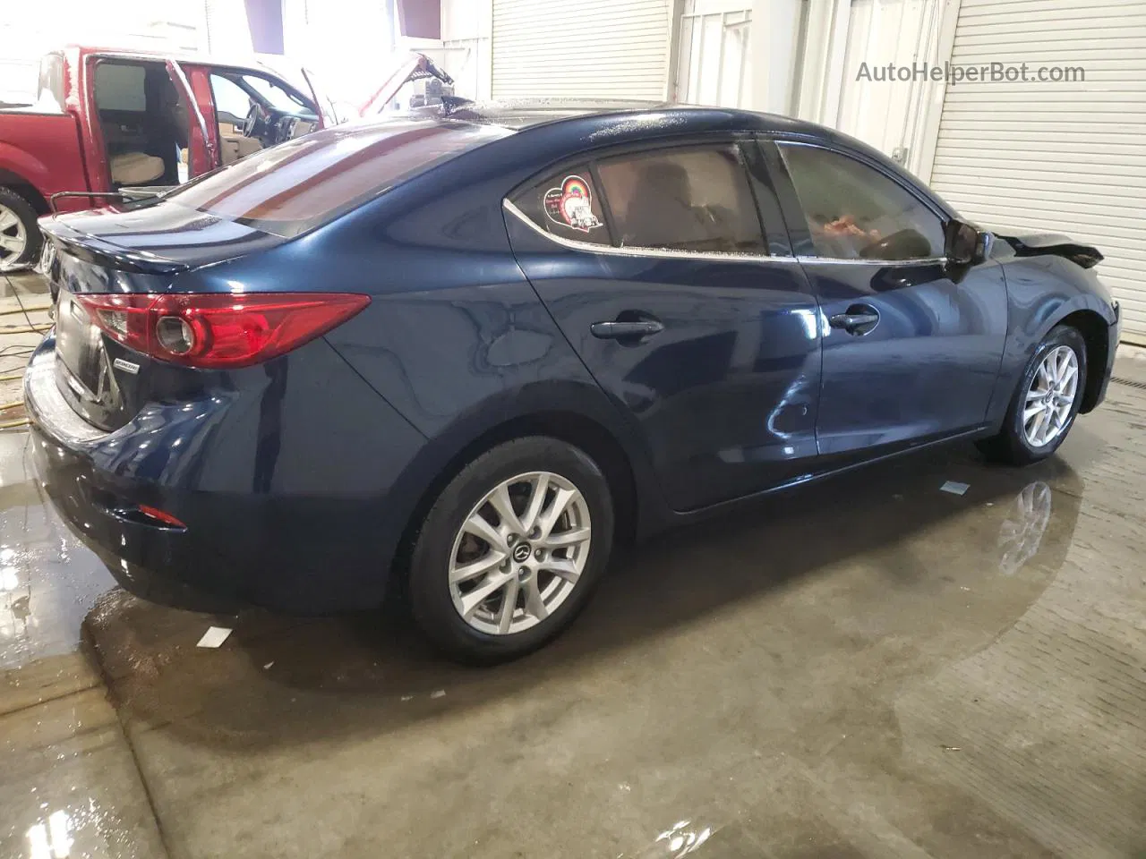 2014 Mazda 3 Grand Touring Blue vin: JM1BM1W7XE1211411