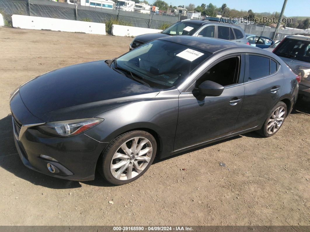 2016 Mazda Mazda3 S Grand Touring Gray vin: JM1BM1X32G1277790