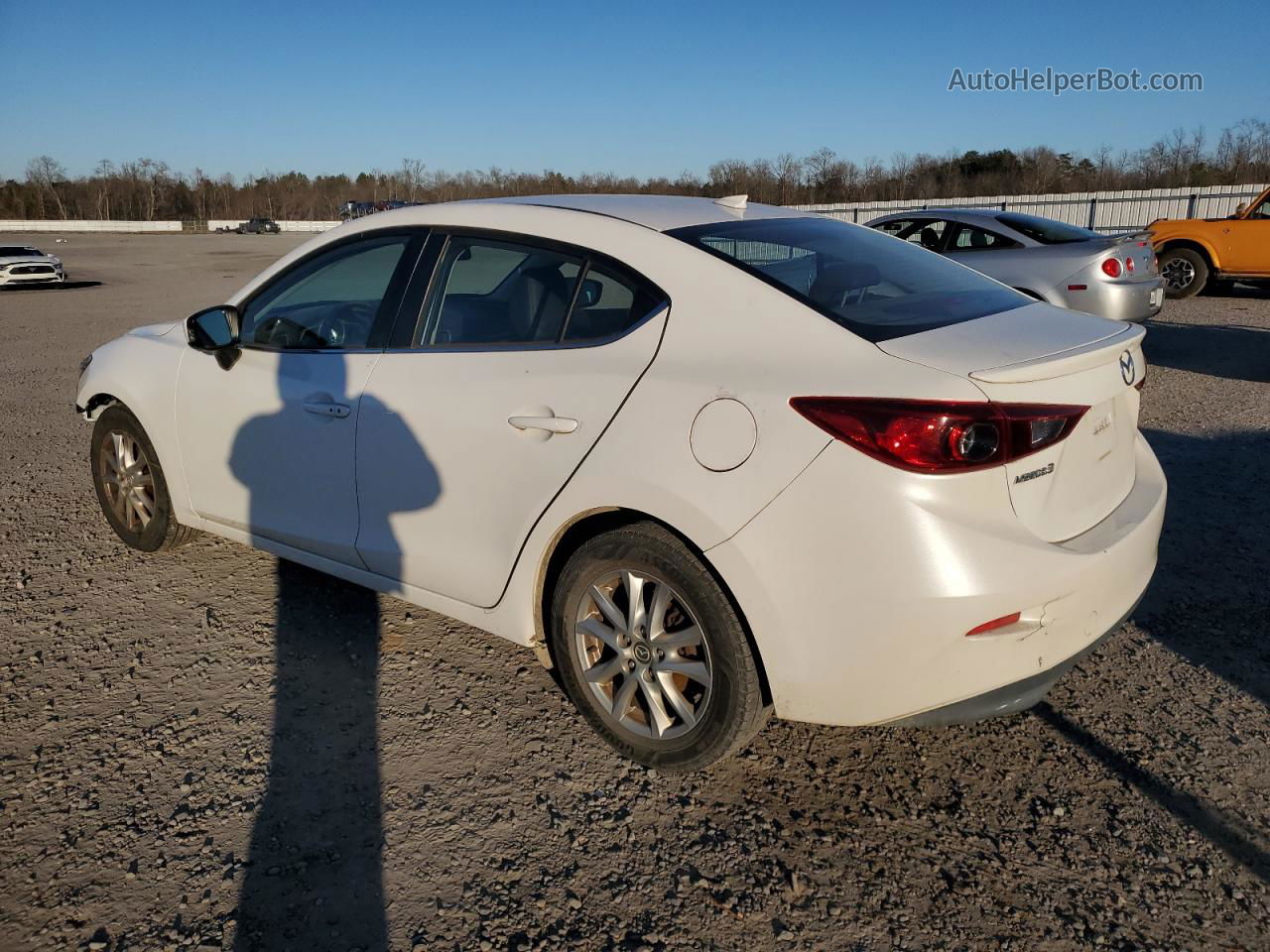 2016 Mazda 3 Grand Touring White vin: JM1BM1X73G1287814