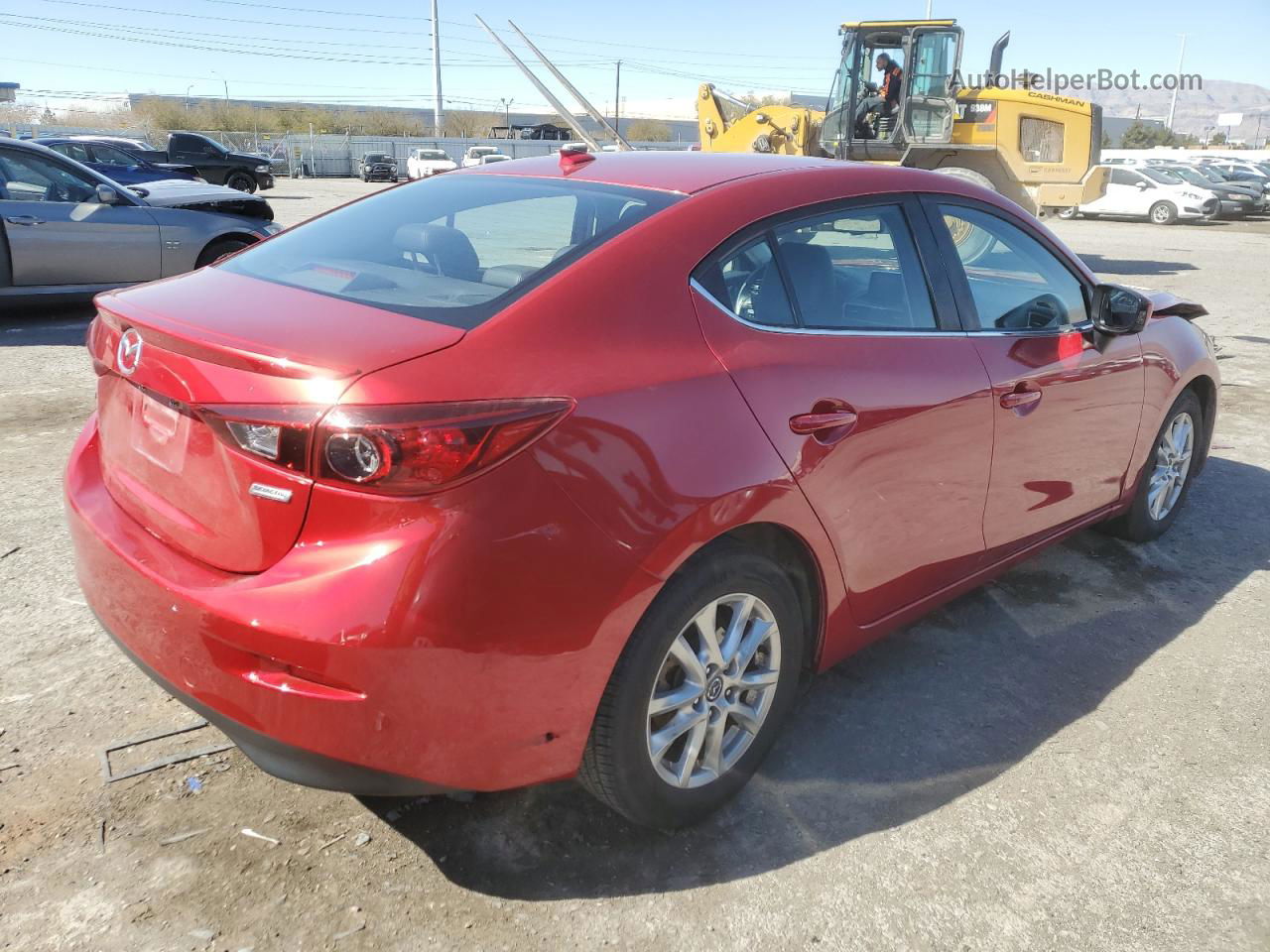 2016 Mazda 3 Grand Touring Red vin: JM1BM1X77G1292790