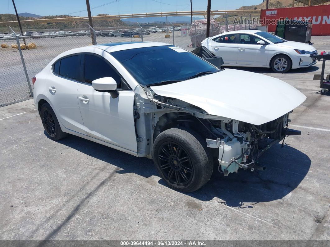 2016 Mazda Mazda3 I Grand Touring White vin: JM1BM1X79G1346414