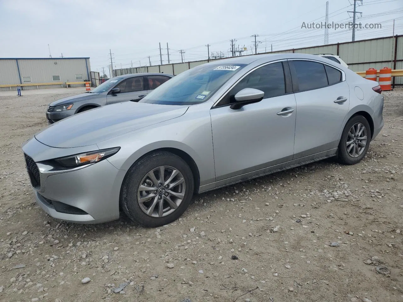 2021 Mazda 3  Silver vin: JM1BPAA79M1332704