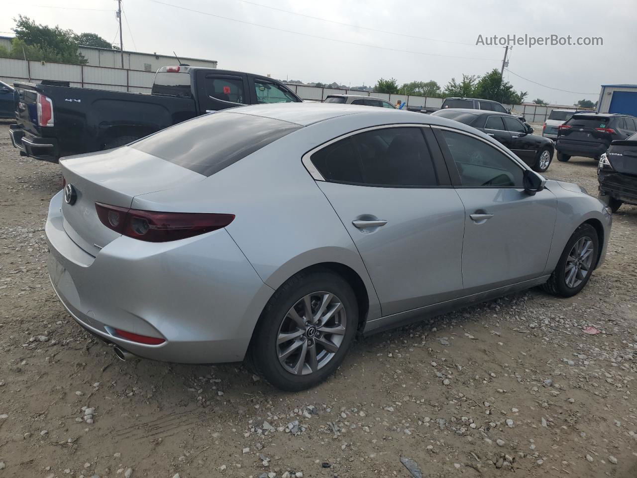 2021 Mazda 3  Silver vin: JM1BPAA79M1332704