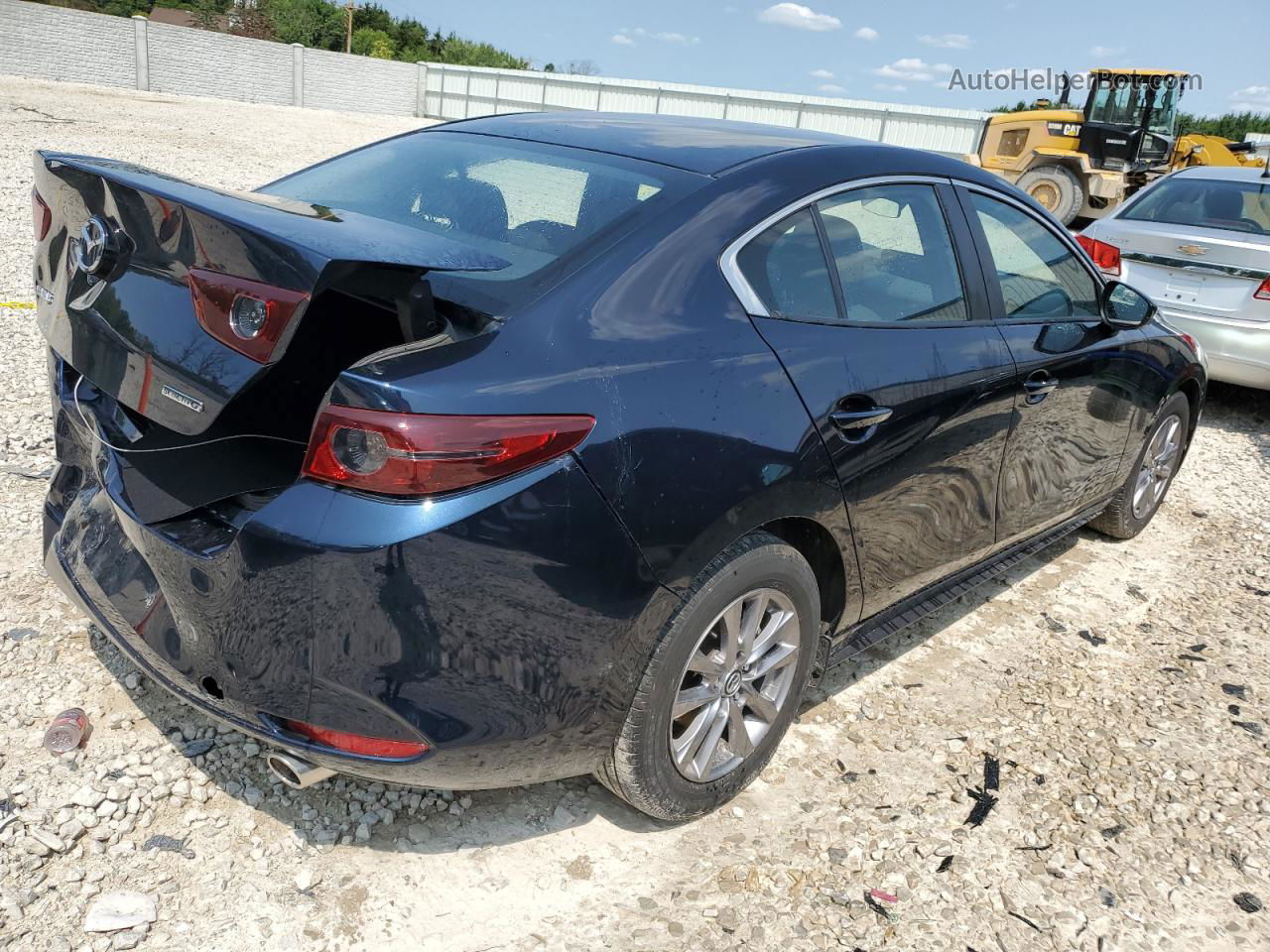 2021 Mazda 3  Синий vin: JM1BPAAL2M1313750