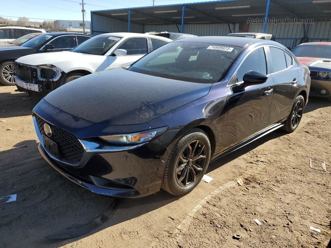 2021 Mazda 3  Черный vin: JM1BPAAL3M1345137