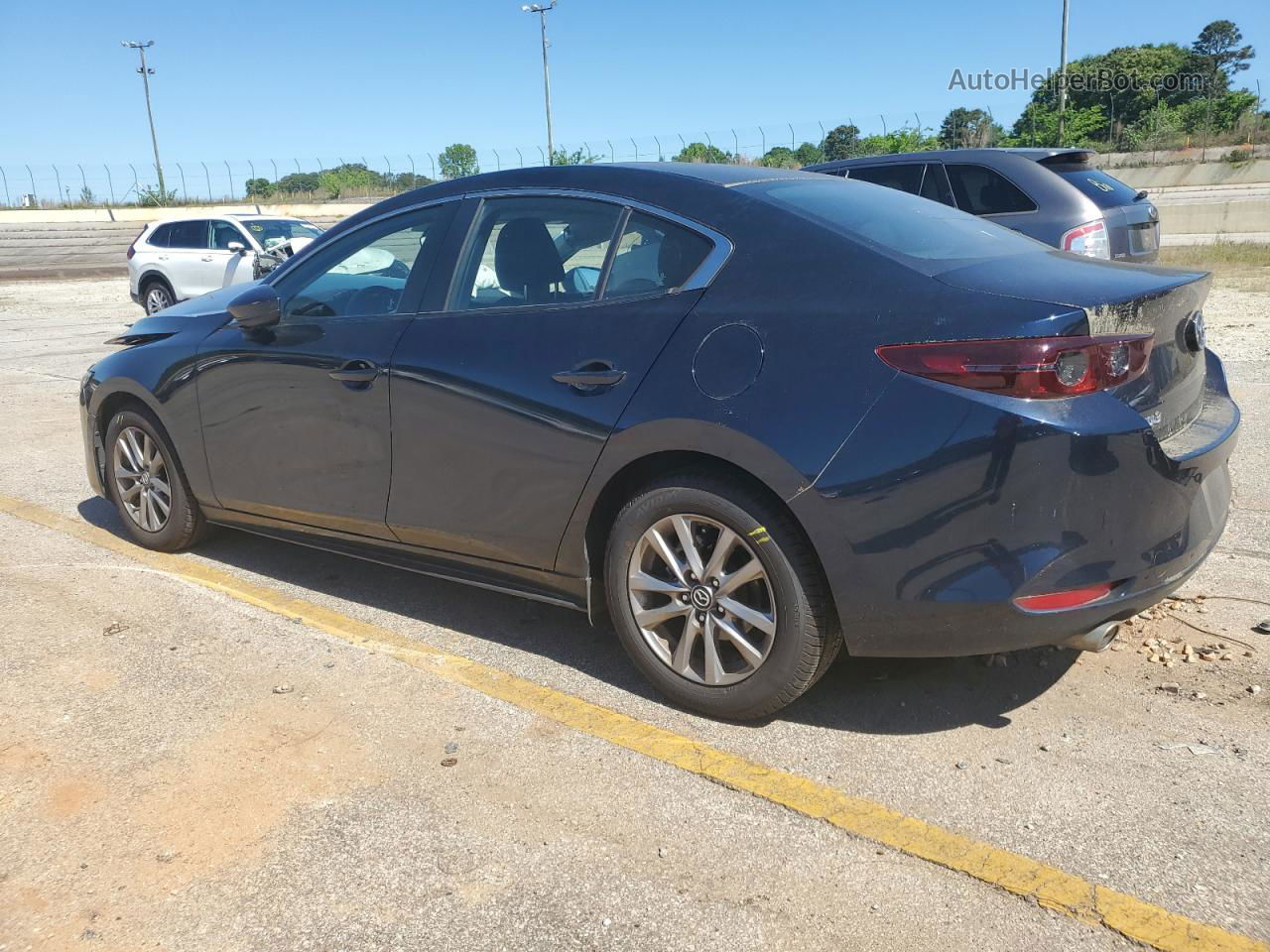 2021 Mazda 3  Blue vin: JM1BPAAL8M1315129