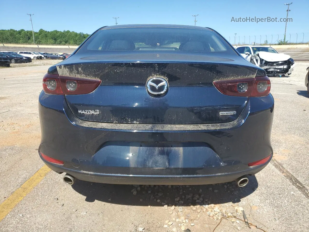 2021 Mazda 3  Blue vin: JM1BPAAL8M1315129