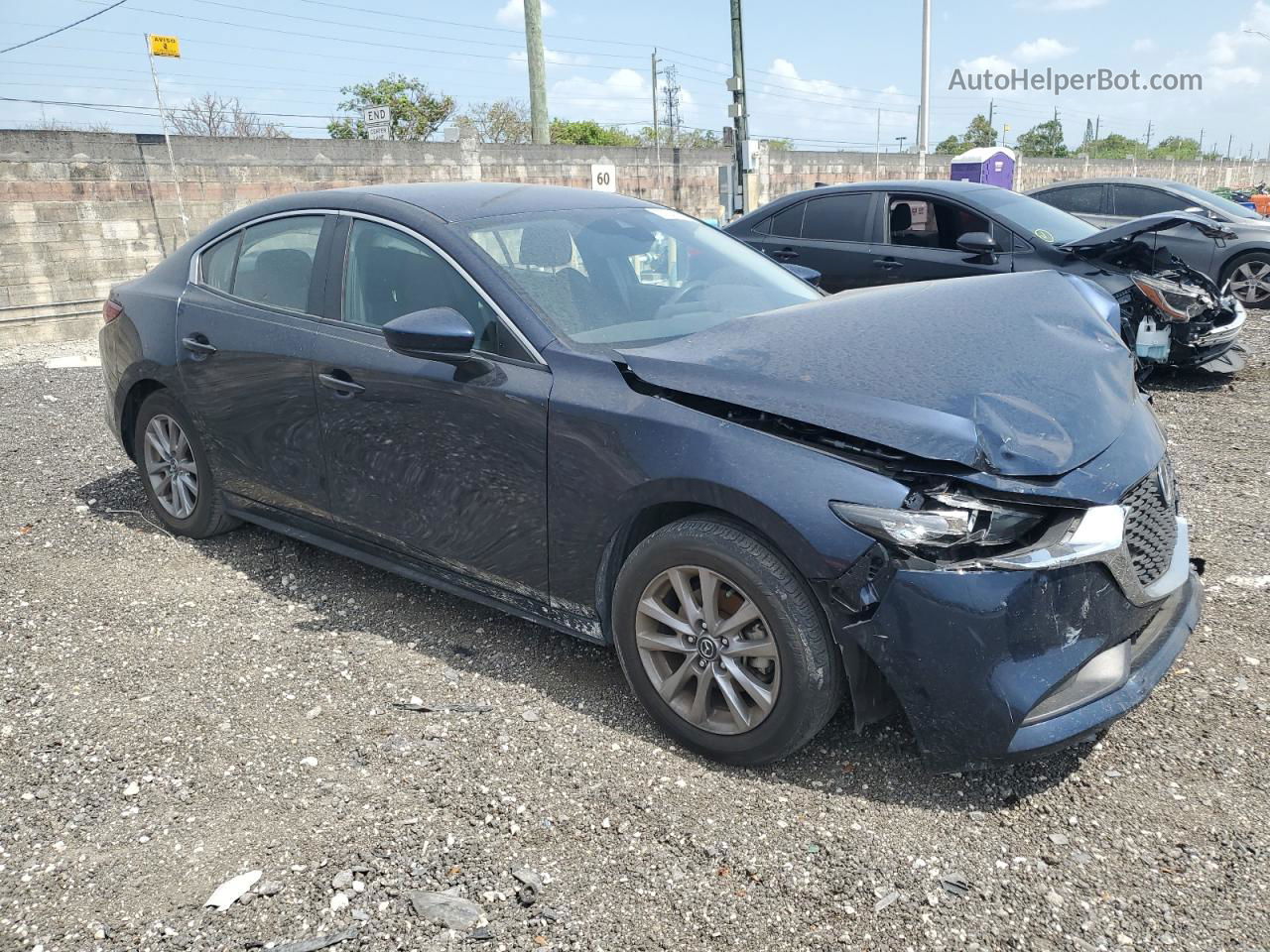 2021 Mazda 3  Blue vin: JM1BPAAL8M1328558