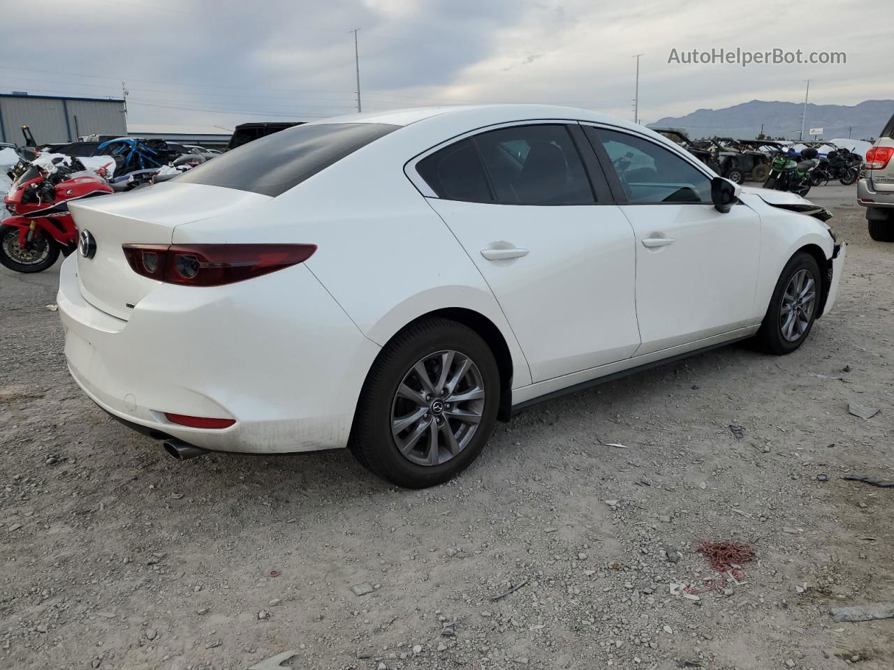 2021 Mazda 3  White vin: JM1BPAAL9M1303040