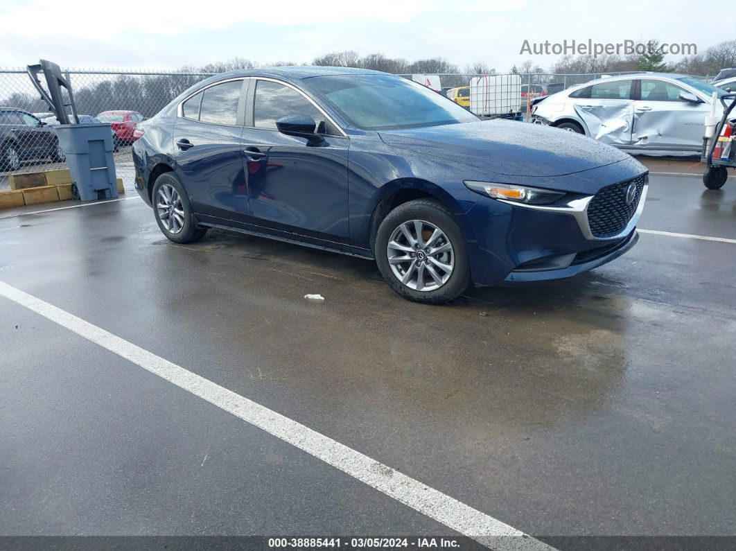 2021 Mazda Mazda3 2.5 S Dark Blue vin: JM1BPAALXM1308392