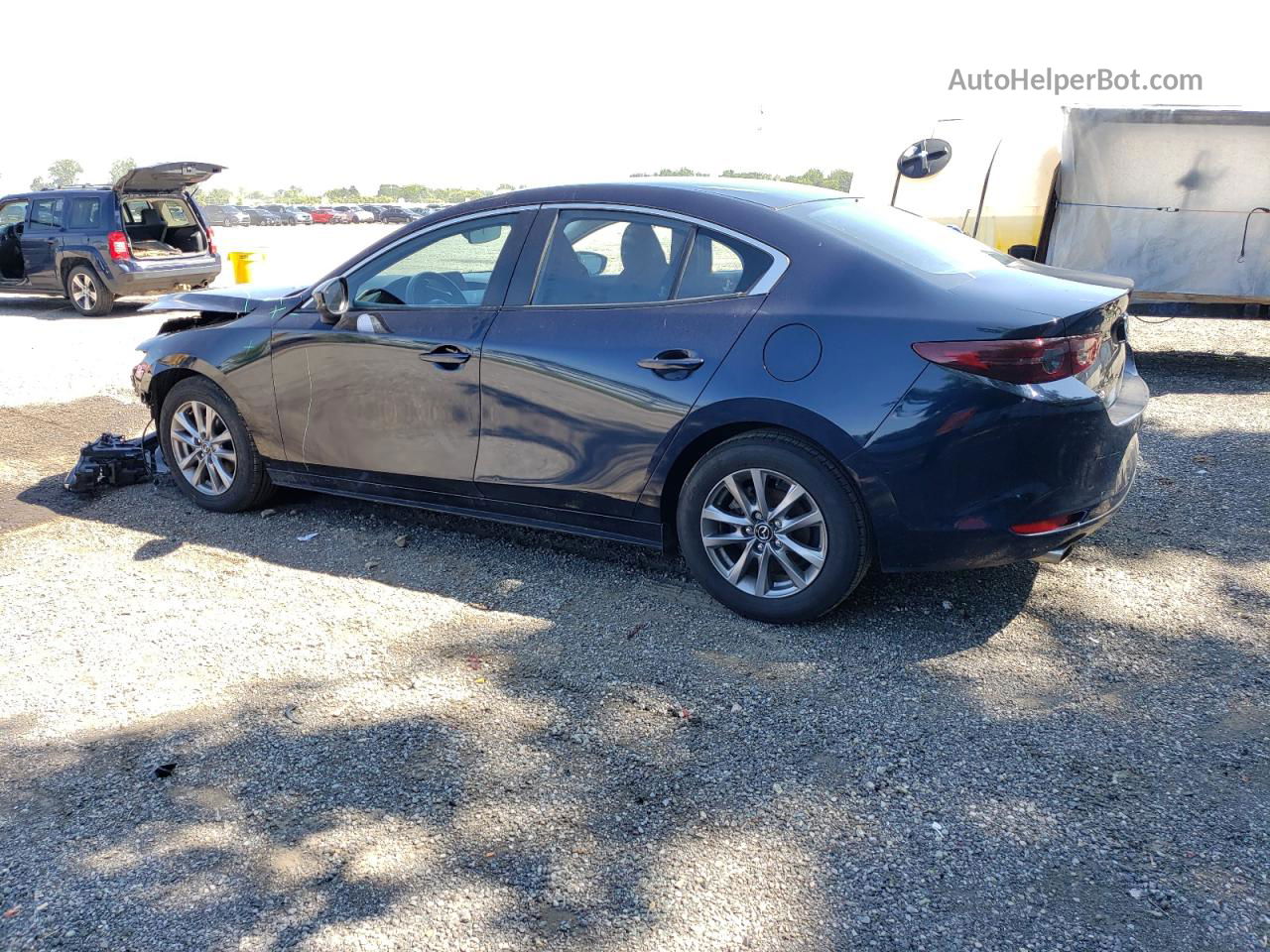 2021 Mazda 3 Select Blue vin: JM1BPAB72M1300921