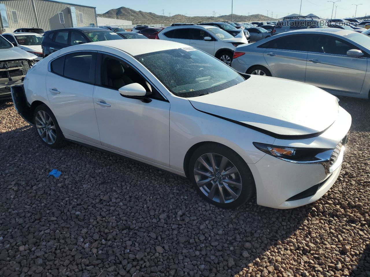 2021 Mazda 3 Select White vin: JM1BPABL5M1323221