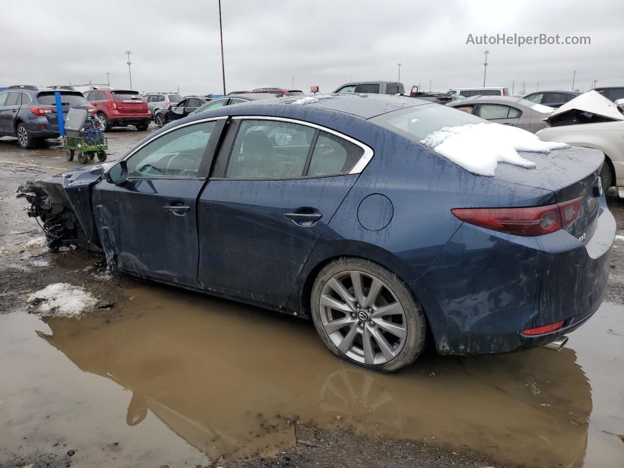 2021 Mazda 3 Select Blue vin: JM1BPABL6M1320795