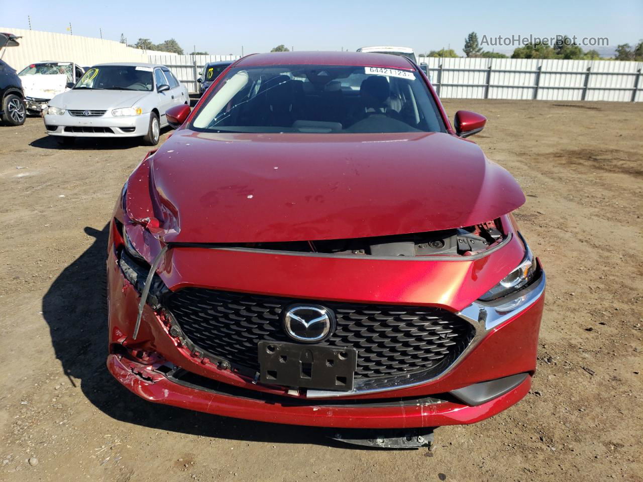 2021 Mazda 3 Select Red vin: JM1BPABL7M1328145