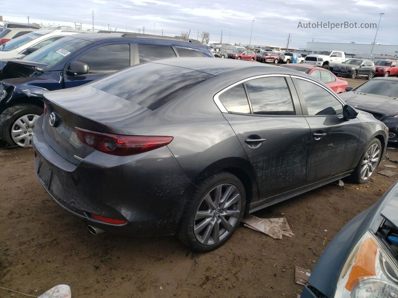 2021 Mazda 3 Select Gray vin: JM1BPABL7M1330669