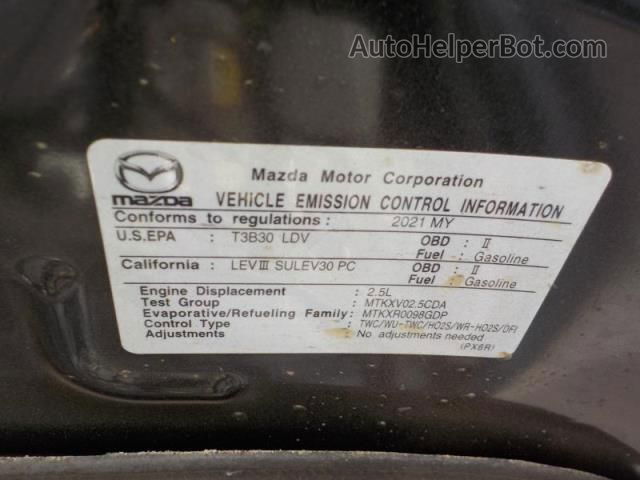 2021 Mazda Mazda3 Sedan Select Черный vin: JM1BPABLXM1321688