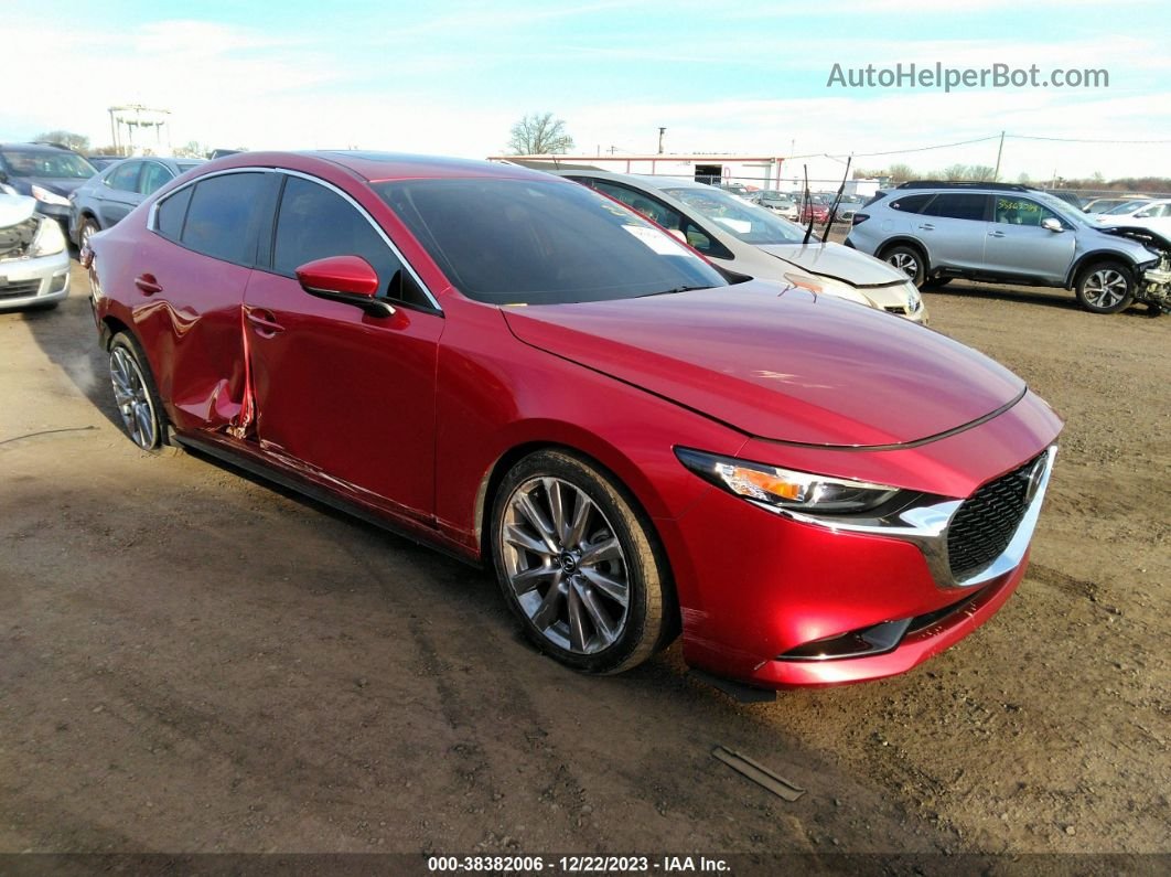 2021 Mazda Mazda3 Preferred Red vin: JM1BPACL1M1300386