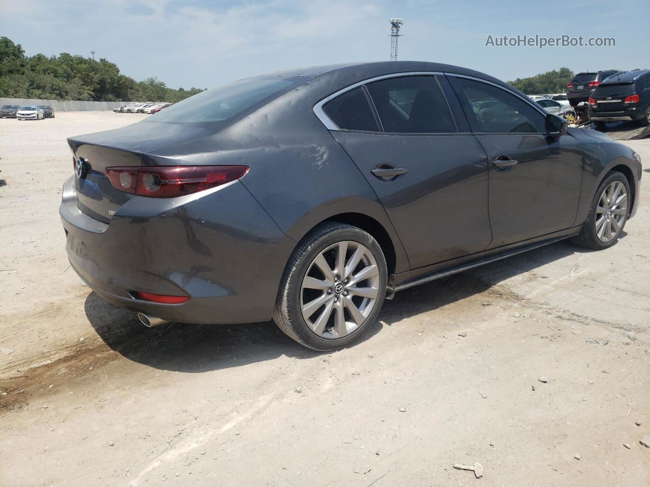 2021 Mazda 3 Preferred Gray vin: JM1BPACL3M1335186