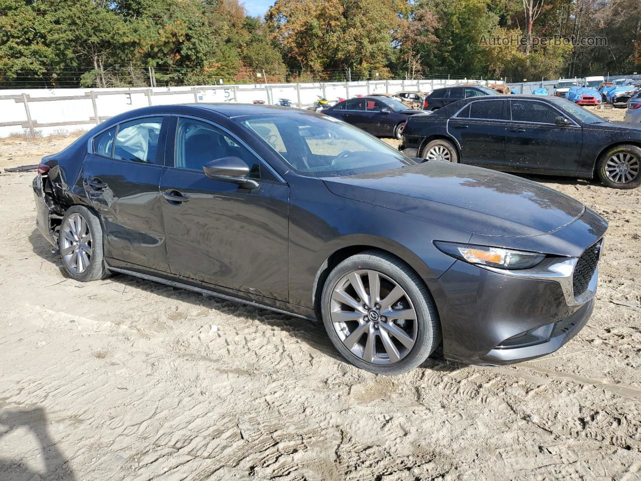 2021 Mazda 3 Preferred Gray vin: JM1BPACL4M1315383