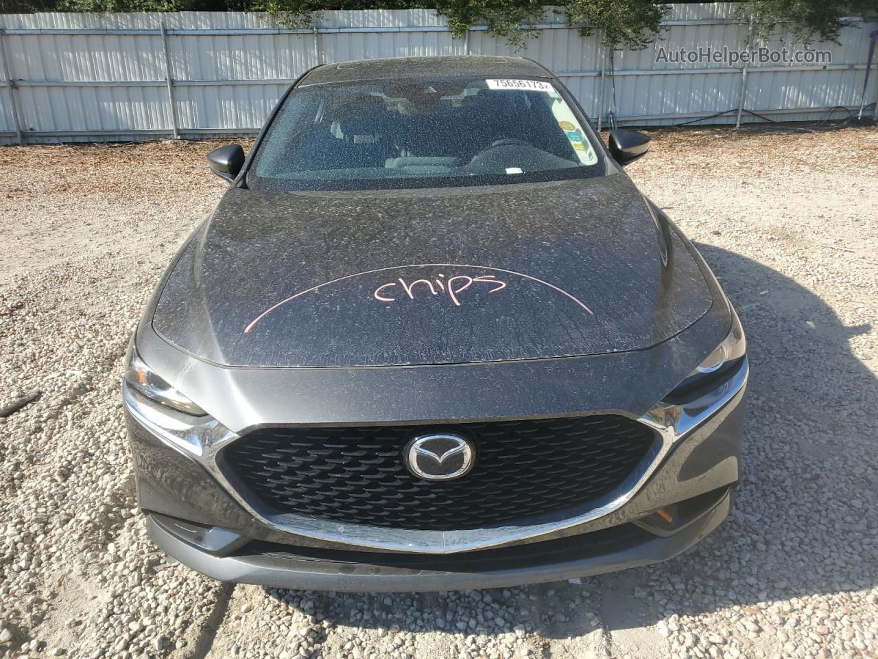 2021 Mazda 3 Preferred Серый vin: JM1BPACL5M1324125