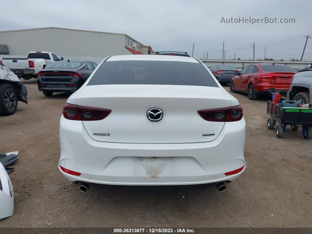 2021 Mazda Mazda3 Preferred White vin: JM1BPACL7M1315149