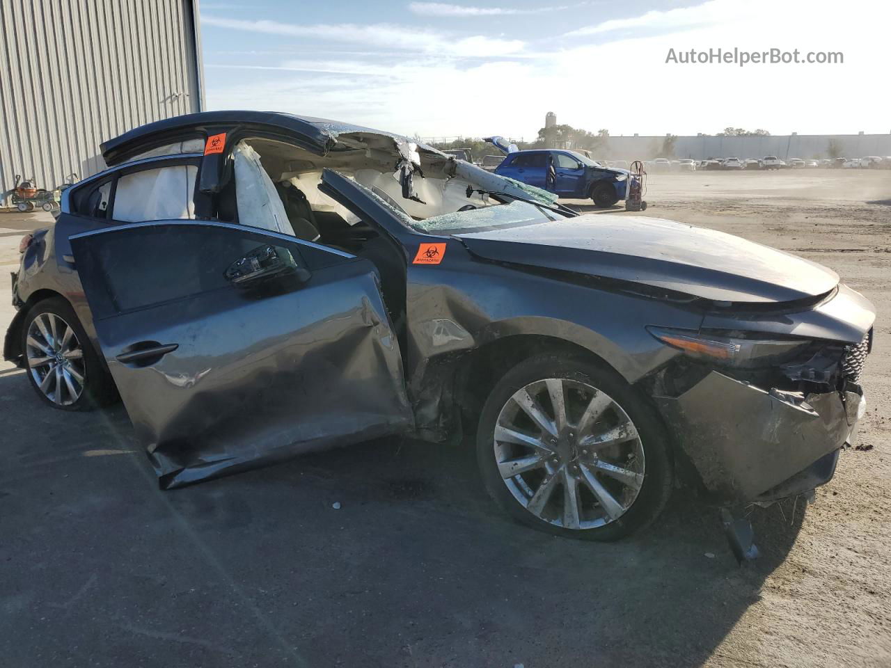 2021 Mazda 3 Premium Серый vin: JM1BPADL2M1325344