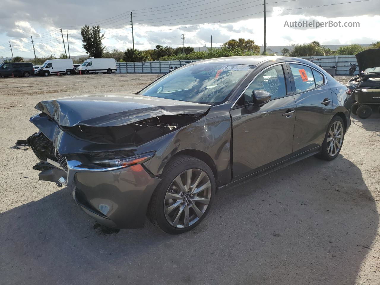 2021 Mazda 3 Premium Угольный vin: JM1BPADL4M1314605