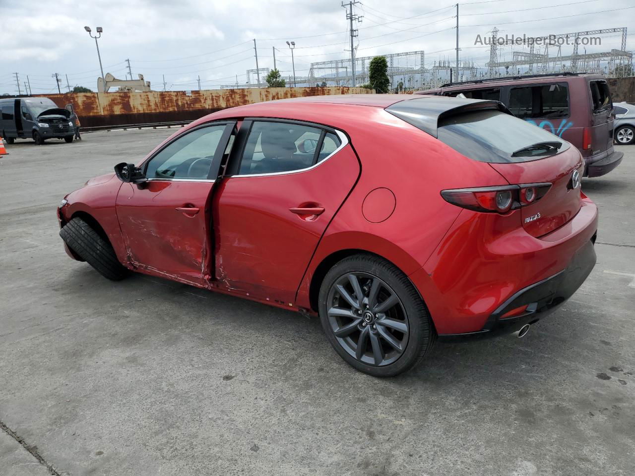 2021 Mazda 3 Select Красный vin: JM1BPAKL4M1403769