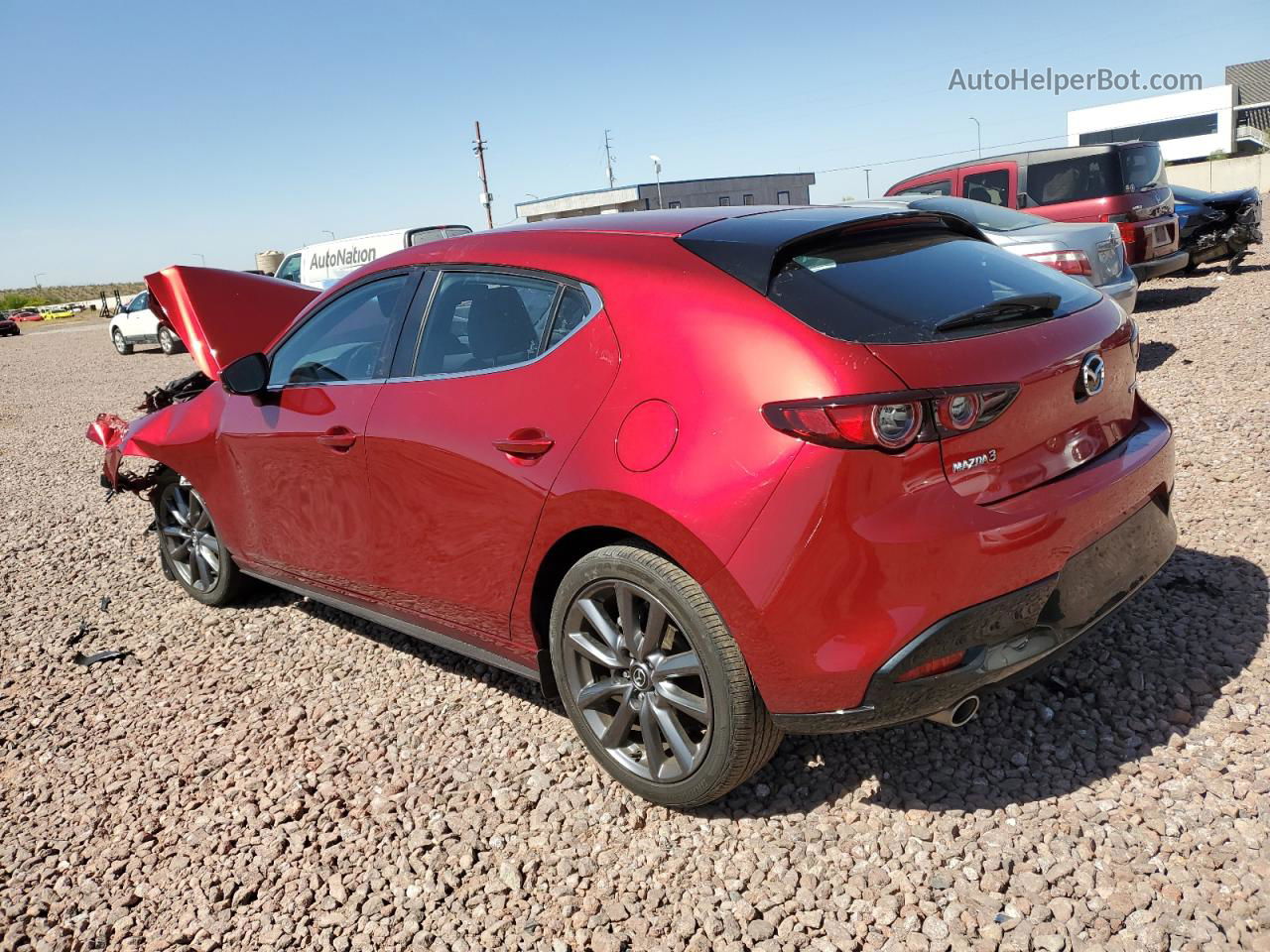 2021 Mazda 3 Select Red vin: JM1BPAKL7M1339307