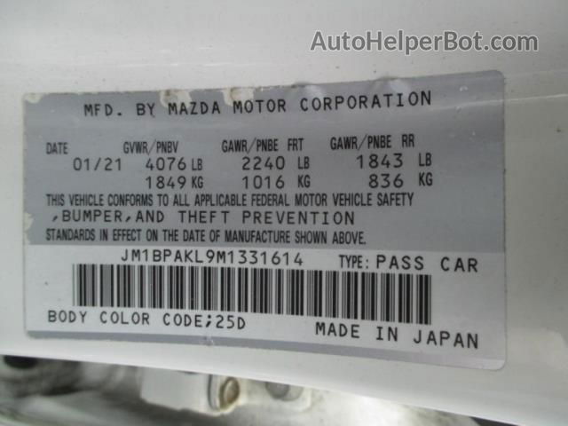 2021 Mazda Mazda3 Hatchback Select White vin: JM1BPAKL9M1331614