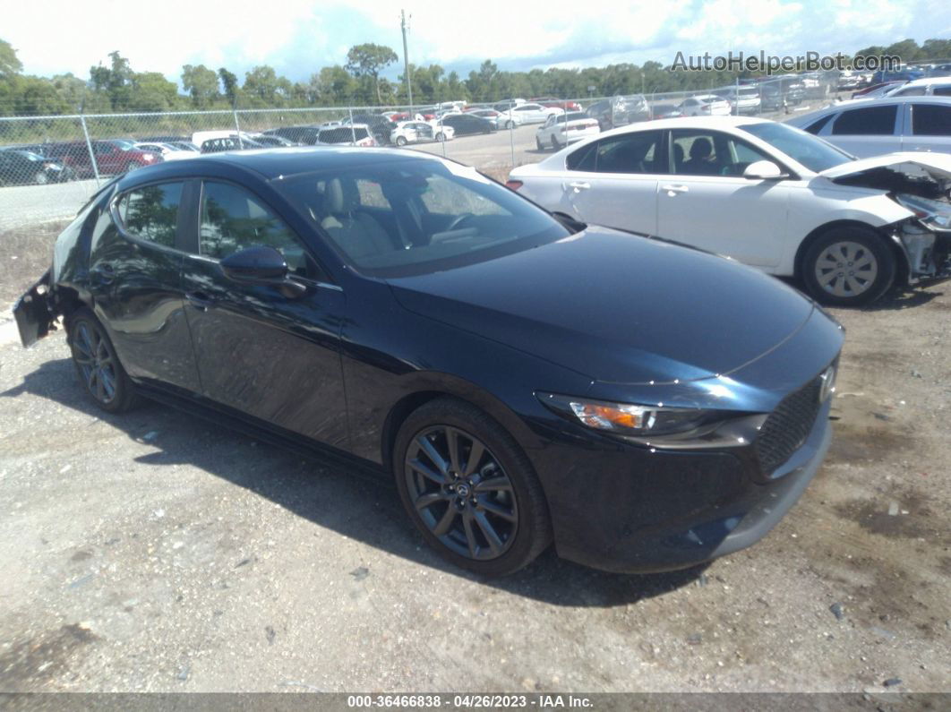 2021 Mazda Mazda3 Hatchback Preferred Синий vin: JM1BPALL0M1404495