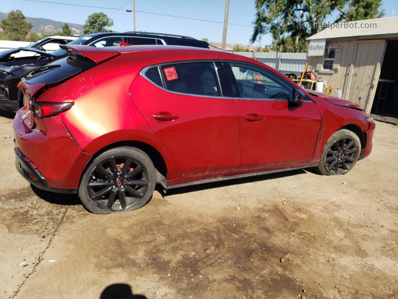 2021 Mazda 3 Premium Red vin: JM1BPAML2M1304588